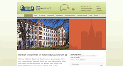 Desktop Screenshot of bildungszentrum-21.ch